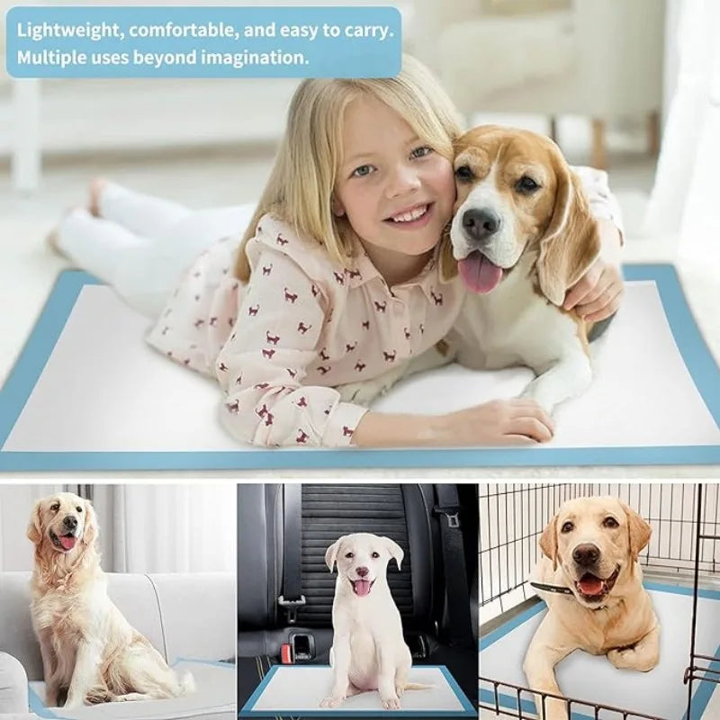 100PCS 90x60cm Puppy Pads Pet Training Pads Nonwoven Fabric Pet Training Pads Quick Dry Pee Pads For Dogs Ultra Absorbent Dog
