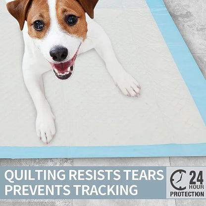 100PCS 90x60cm Puppy Pads Pet Training Pads Nonwoven Fabric Pet Training Pads Quick Dry Pee Pads For Dogs Ultra Absorbent Dog