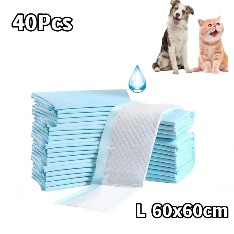100PCS 90x60cm Puppy Pads Pet Training Pads Nonwoven Fabric Pet Training Pads Quick Dry Pee Pads For Dogs Ultra Absorbent Dog
