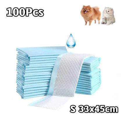 100PCS 90x60cm Puppy Pads Pet Training Pads Nonwoven Fabric Pet Training Pads Quick Dry Pee Pads For Dogs Ultra Absorbent Dog